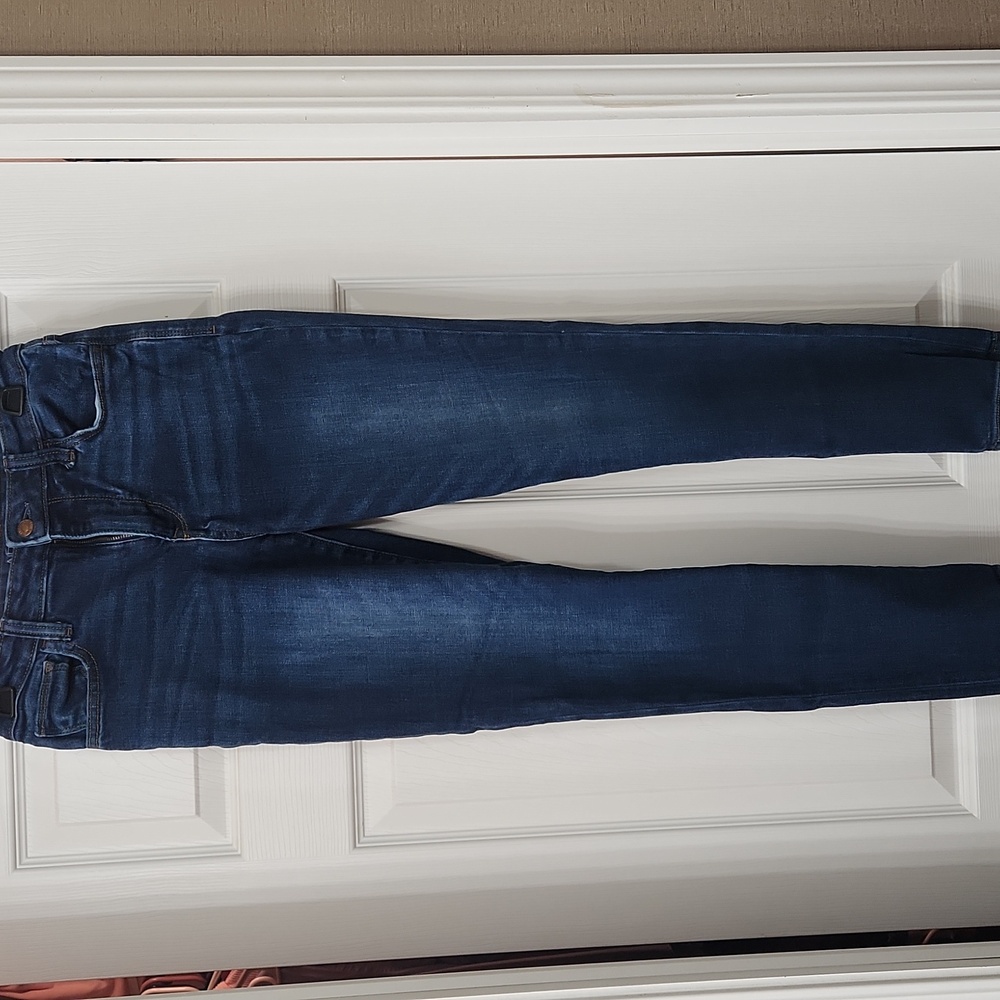 High rise skinny jeans
